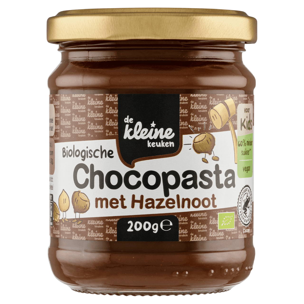 Biologische Chocopasta met Hazelnoot