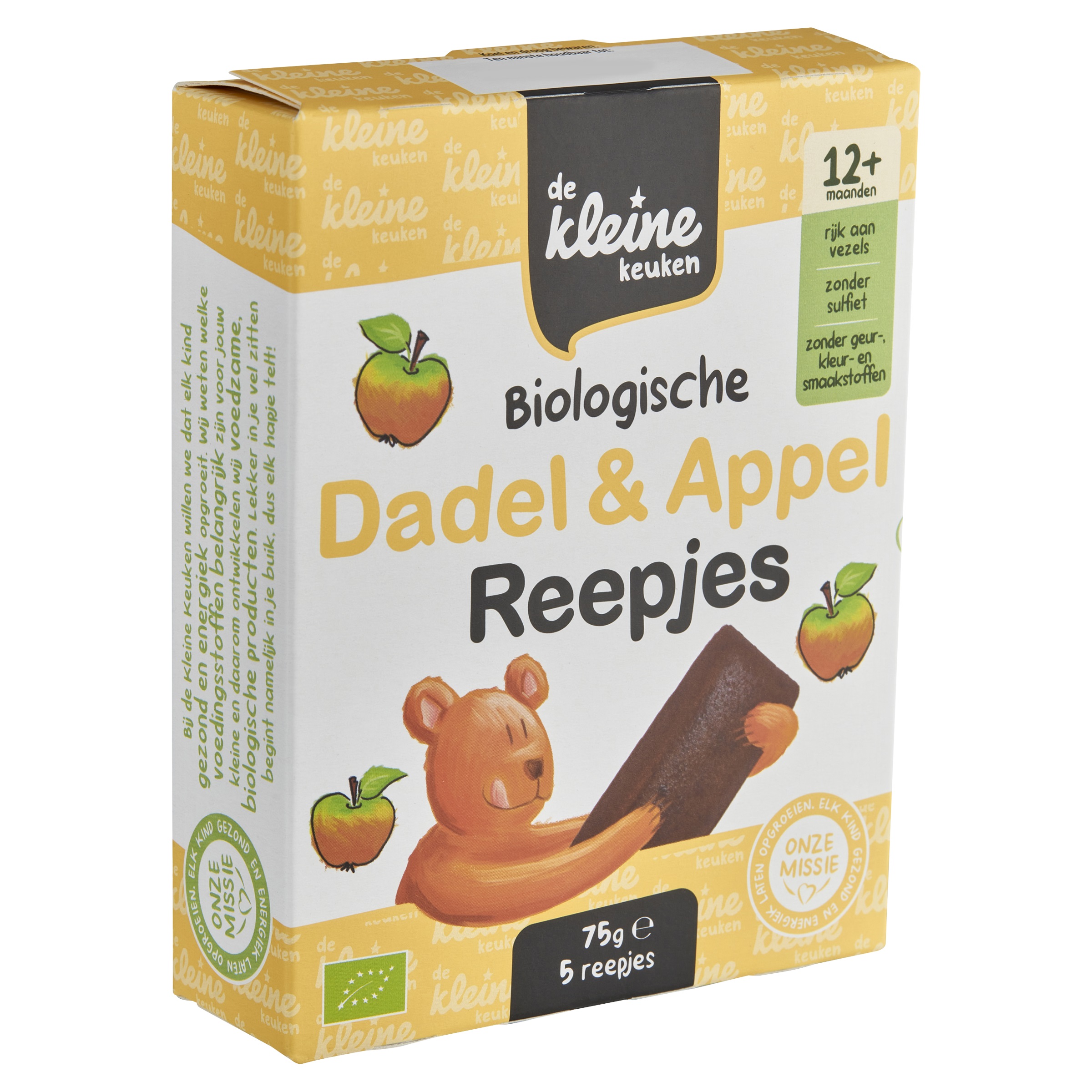 Biologische Dadel & Appel Reepjes