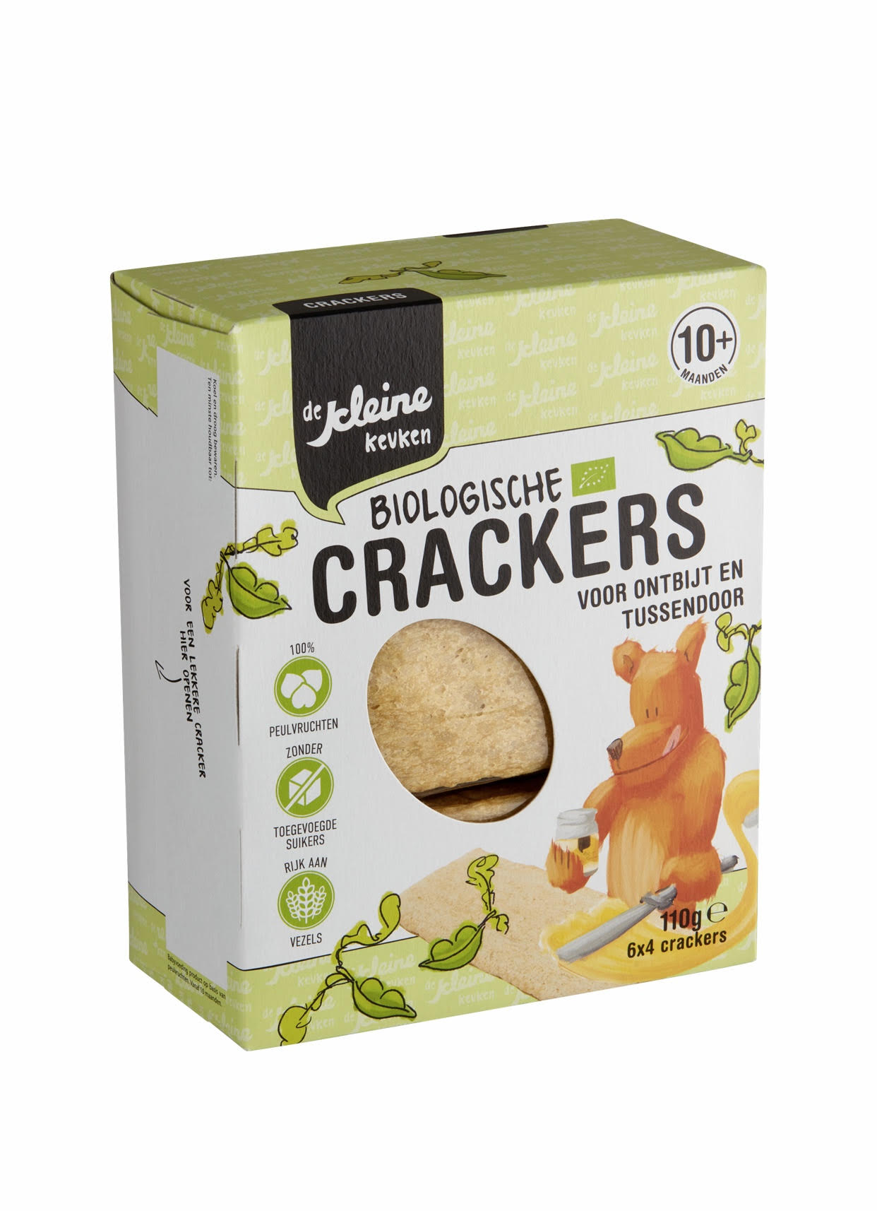 Biologische Crackers voor ontbijt en tussendoor