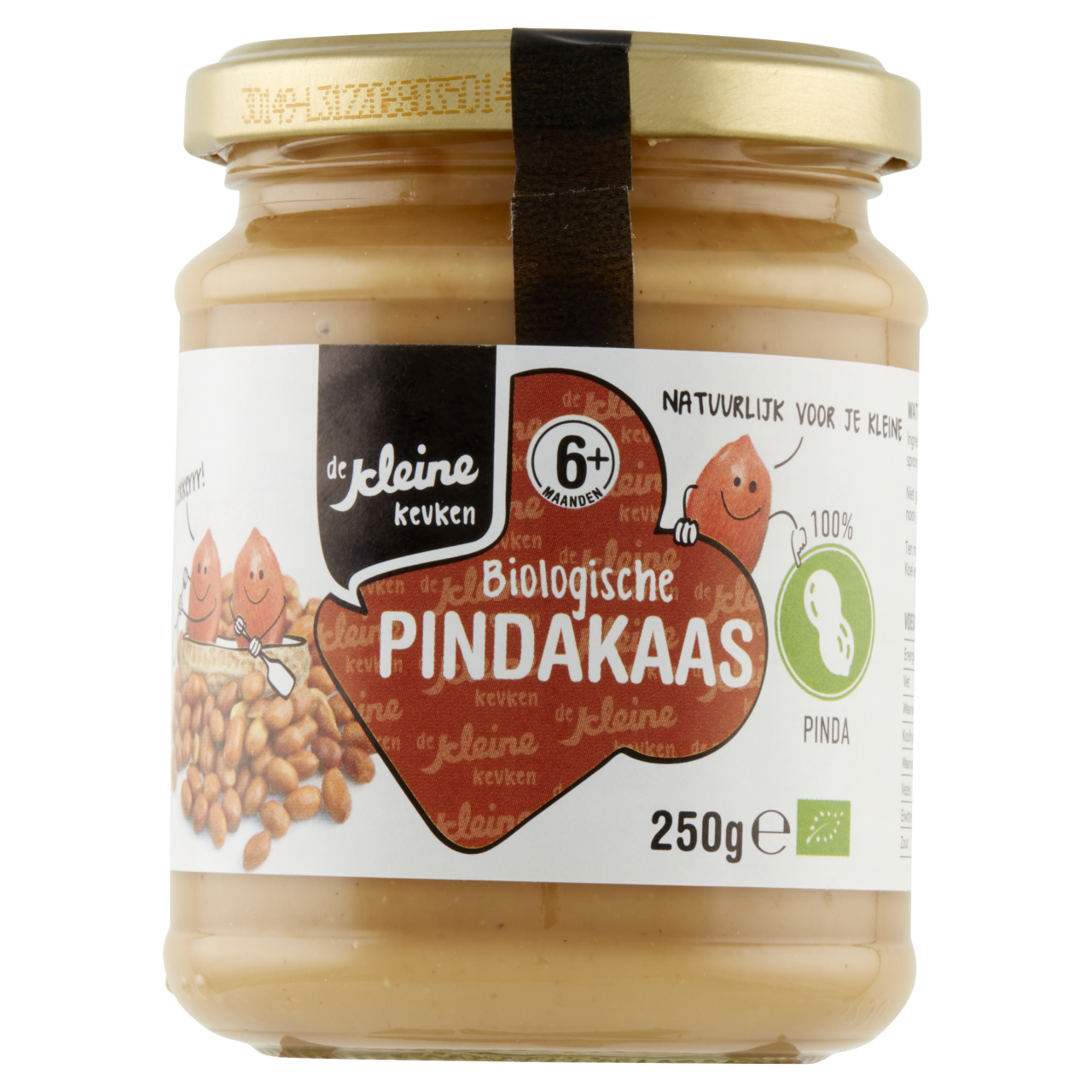 Biologische Pindakaas