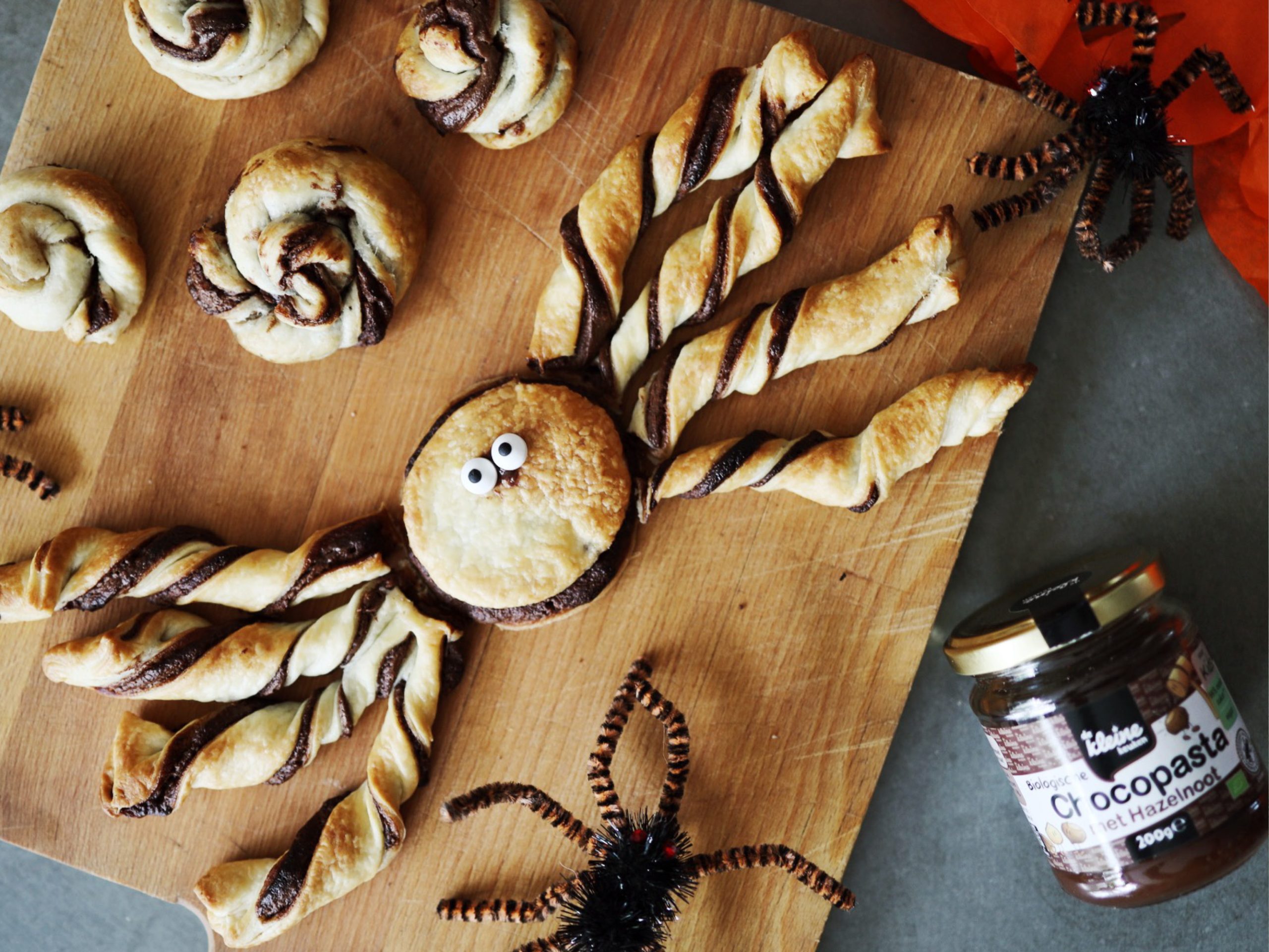 Bladerdeeg Halloween recept