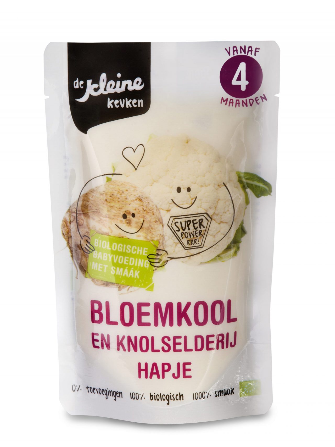 Biologisch Bloemkool en Knolselderij hapje